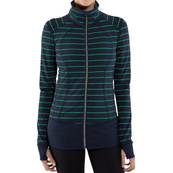 lululemon athletica Jackets & Blazers - Lululemon Nice Asana Jacket Slalom Stripe